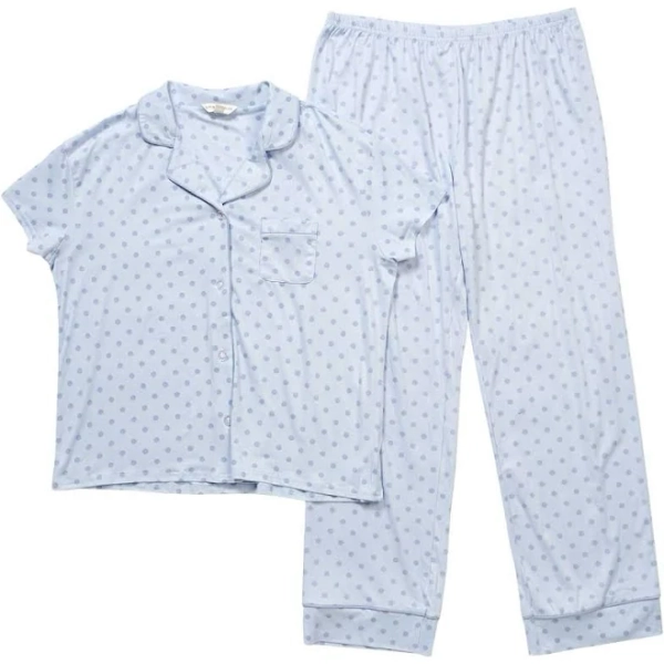 Laura Ashley Uniform Dot Pajama Set