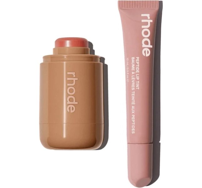 the duos Pocket Blush + Lip Tint