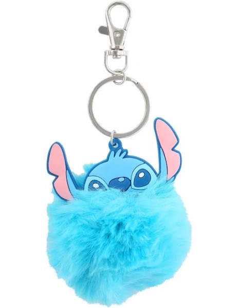 Disney Stitch Pom Pom Keychain