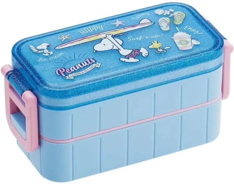 Skater Snoopy 2 Layer Lunch Box
