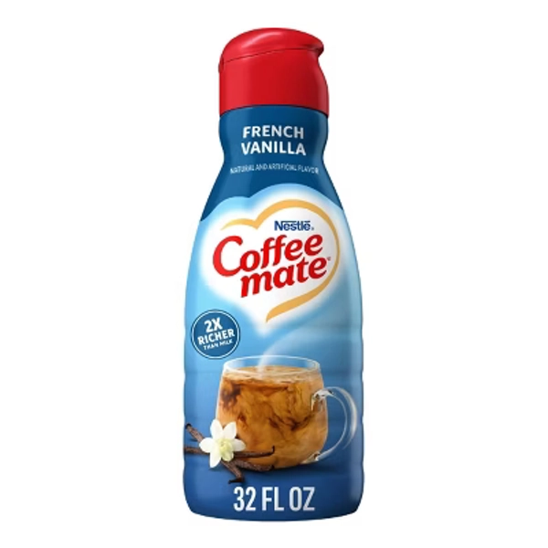 Coffee mate French Vanilla Coffee Creamer - 32 fl oz (1qt)
