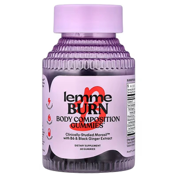 Lemme, Burn Gummies, Berry, 60 Gummies