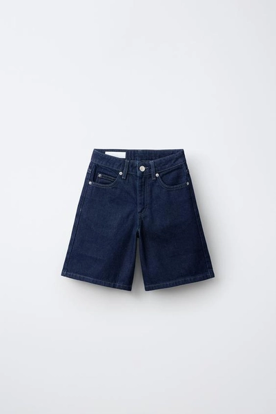 LONG DENIM SHORTS - Blue - 6-7 years (48,0 INCHES)