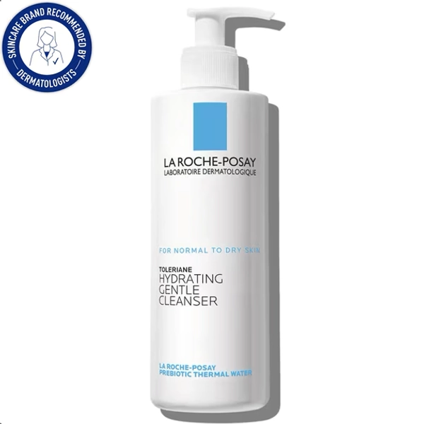 La Roche-Posay Toleriane Hydrating Gentle Face Cleanser, Daily Face Wash for Dry Sensitive Skin, 13.52 fl oz
