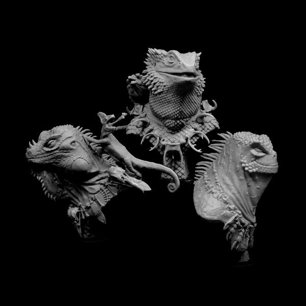 Mini Reptiles Trio - NAUTILUS Miniatures