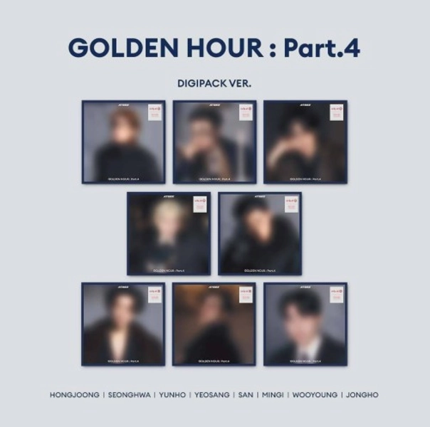 ATEEZ GOLDEN HOUR : Part. 4 Digipack ( Target exclusive ver. )