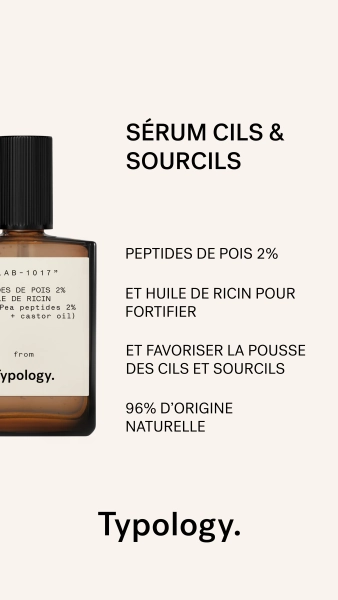 Sérum densifiant cils et sourcils — Peptides de pois 2% + Huile de ricin