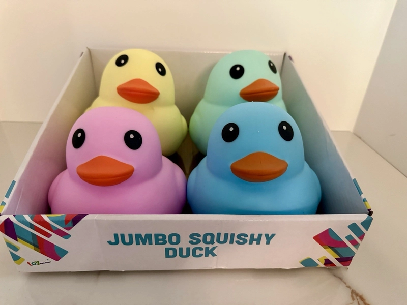 TikTok Viral Sunny Days Jumbo Squishy Duck Pastel BLUE Sensory Toys