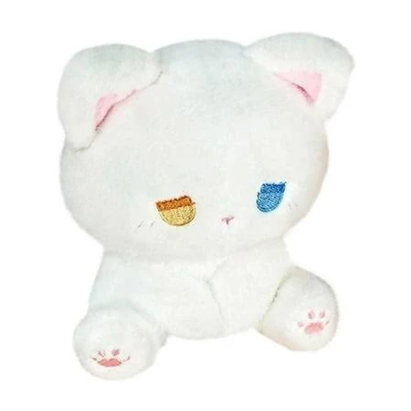 White Cat Stuffed Animals, 7 inch Stuffed Animals White Cat Plush, Cute Cat Plushies Toy, Soft Kitten Plushie Cuddle Pillow, Anime Plushie Doll, Cute