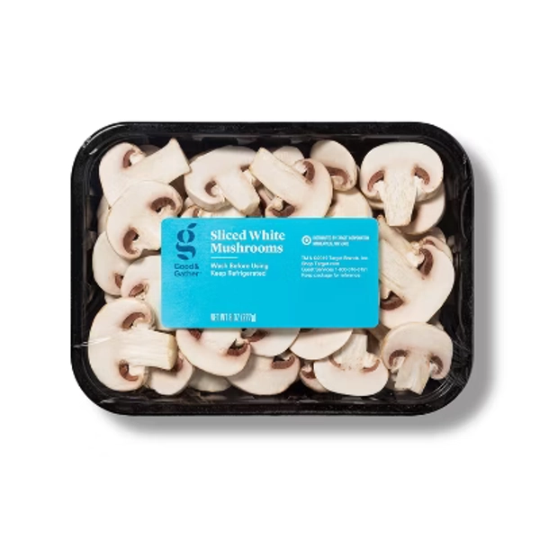 Fresh Sliced White Mushrooms - 8oz - Good & Gather™