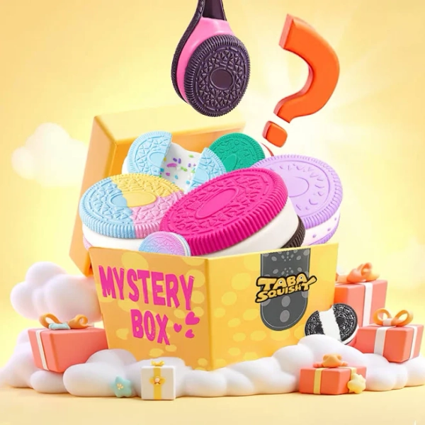 Taba Squishy Cookie Sandwich Blind Bag Squeeze Toy