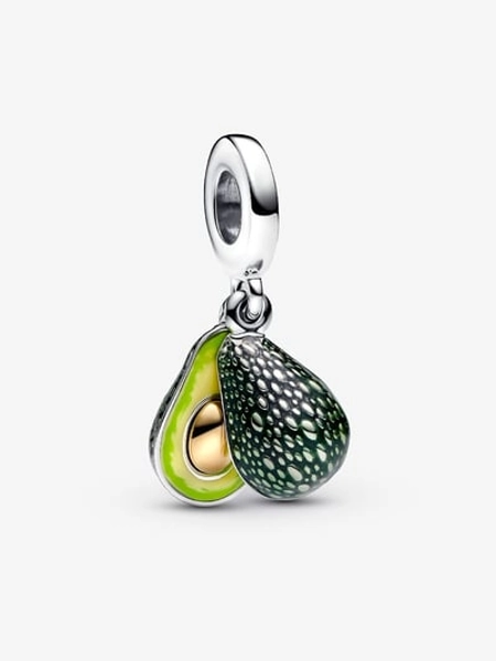 Avocado Doppelter Charm-Anhänger