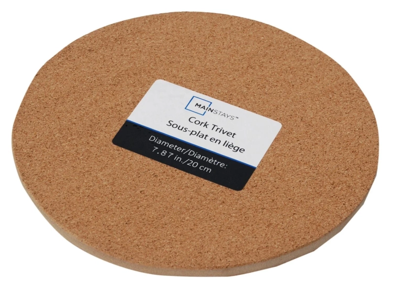 Mainstays™ 7.87" Cork Trivet, 1 Cork Trivet