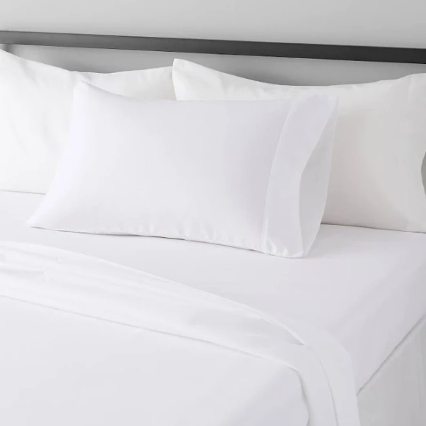 Amazon Basics Lightweight Super Soft Easy Care Microfiber Bed Sheet Set Deep Pockets