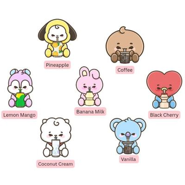 Bangtan Themed Kpop Theme Eco-Friendly Car Air Fresheners with up to (but not guaranteed) 2+ Week Scents