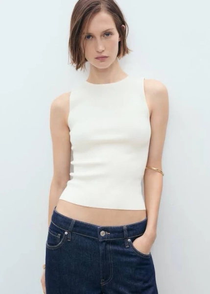 Woman MANGO Fine-knit top