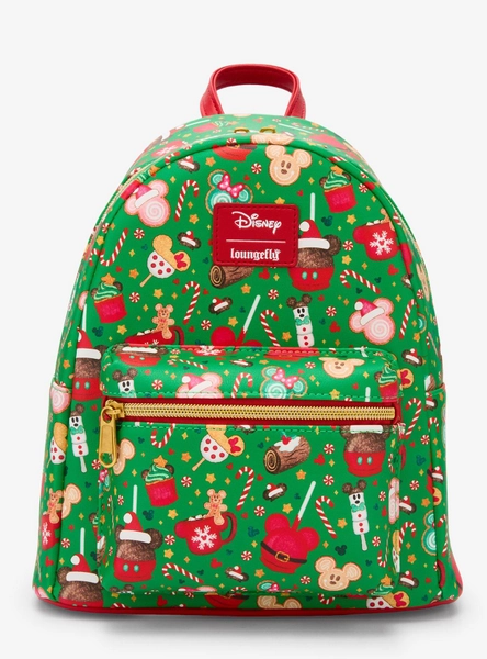 Loungefly Disney Mickey Mouse Holiday Treats Mini Backpack