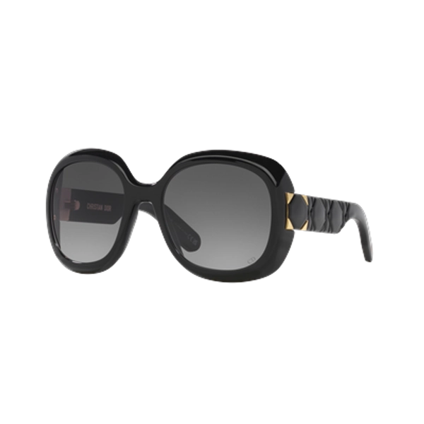 DIOR Woman Sunglass Lady 9522 R2I - Frame color: Black, Lens color: Smoke