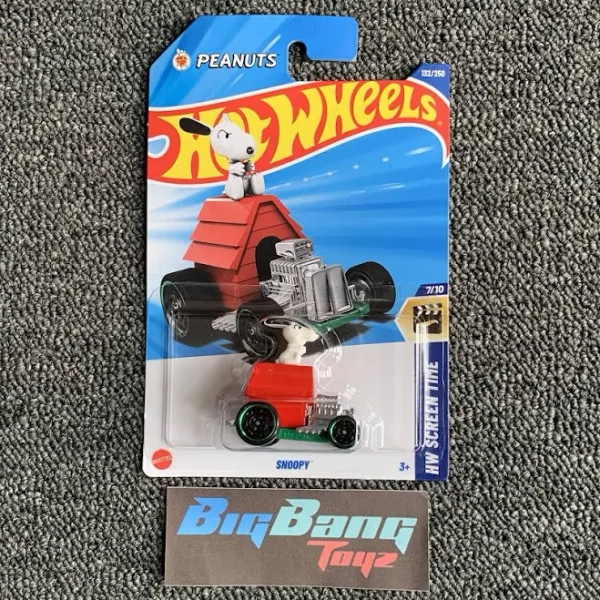Hot Wheels Peanuts Snoopy 132 Mainline 2025 Case