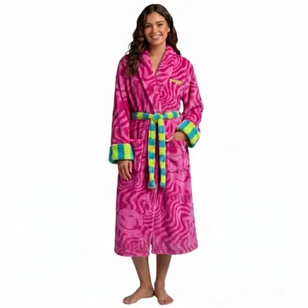 L/XL Poppi Dorm Bath Robe Pink