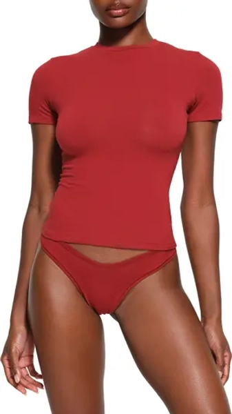 Stretch Cotton Jersey T-Shirt