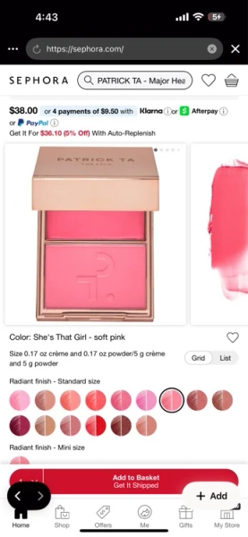 Major Headlines Double-Take Crème & Powder Blush Duo - She Goes To The Gym