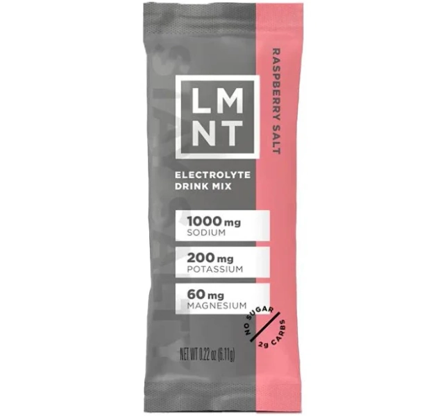 LMNT Raspberry Salt Electrolyte Drink Mix 5.91g