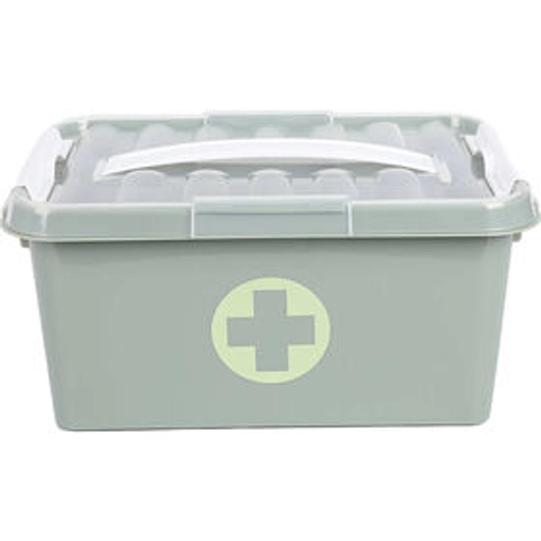 Caixa Medicamentos 14x20x30,5cm Verde Kasa