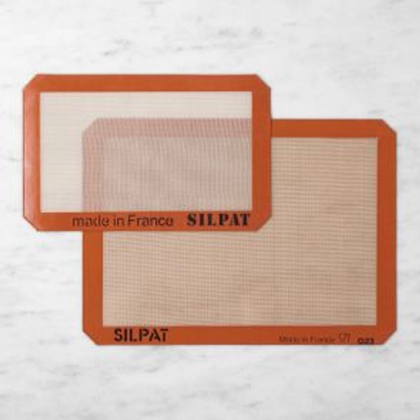 Silpat Nonstick Savory Half Sheet &amp; Quarter Sheet Mats, Set of 2