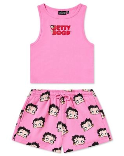 Betty Boop Faces Tank Top and Shorts Set - Spencer's