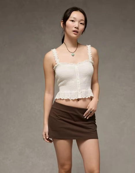 AE Low-Rise It Knit Micro Mini Skirt