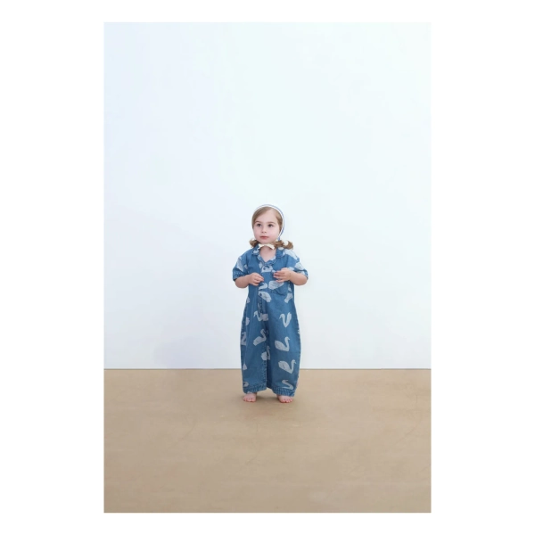 Denim Suit Swans | Blue
