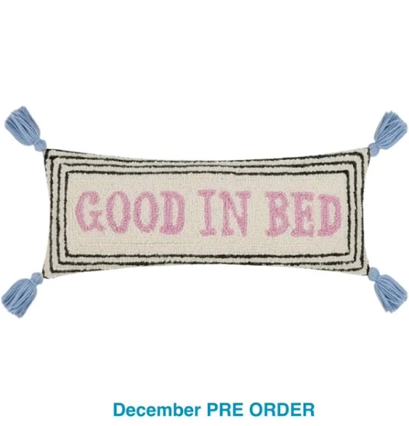 DECEMBER Good In Bed Lumbar Cushion