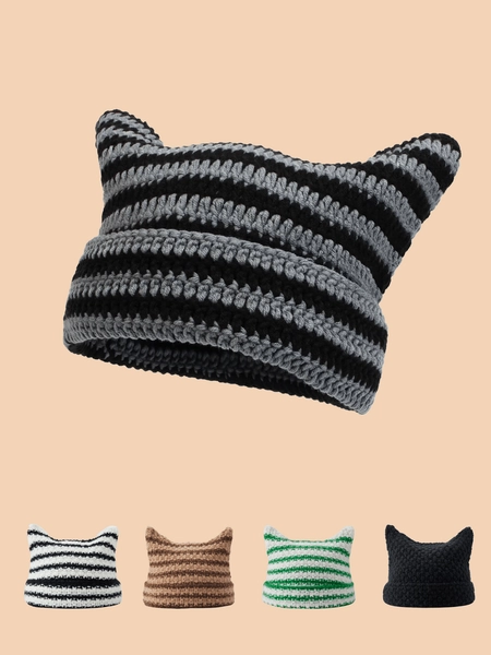 Green cat hat