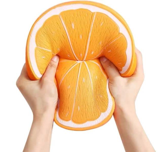 Anboor Squishies Oversized Orange PU Foam 24.5cm Kawaii Cute