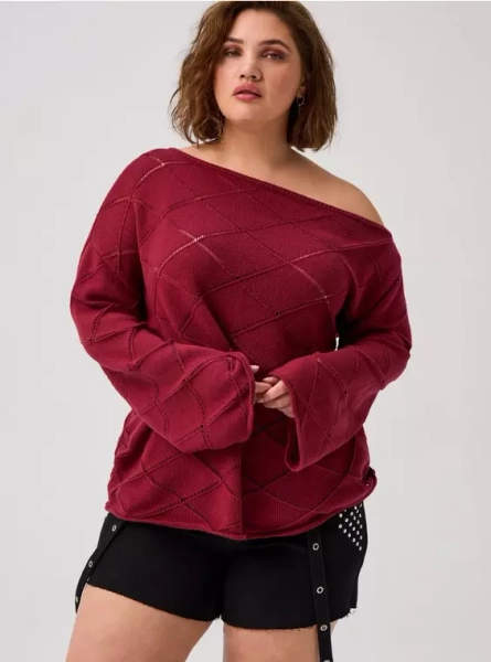 Nightfall Off-Shoulder Sweater