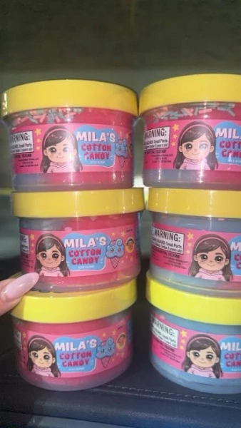 Mila’s Peachybbies Slime Milas Cotton Candy Authentic The Anazala