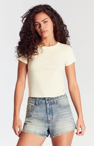 Medium Indigo Distressed Denim Mom Shorts