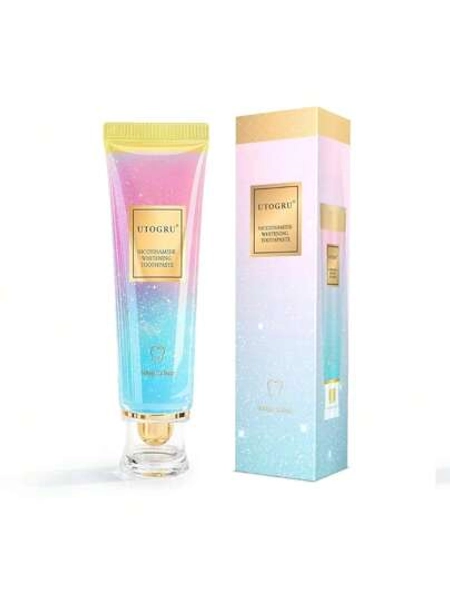 Niacinamide Whitening Toothpaste-DazzleWhite, Fresh Breath, Complete Care, RemoveStains, Repair & Protect Teeth, NaturalPeppermint