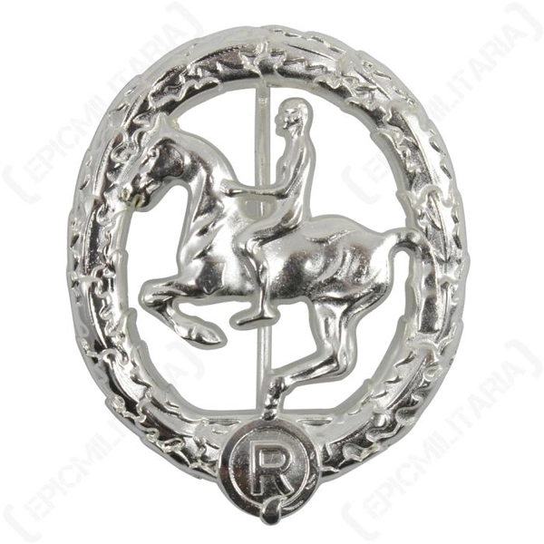 Reiterabzeichen Silber