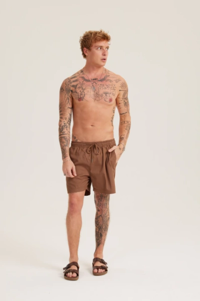 COFFEE BROWN SHORTS