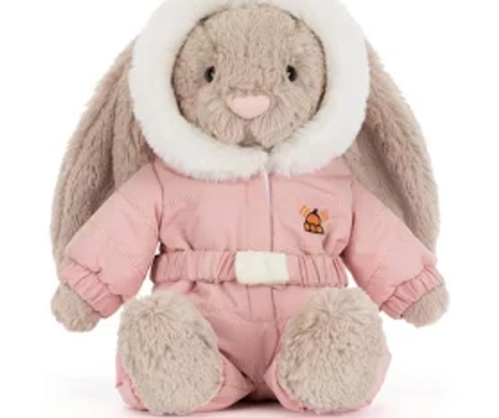 Peluche conejo traje de nieve BASHFUL Jellycat