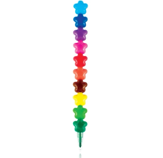 Rainbow Stackers | Heart Shaped Stackable Crayons