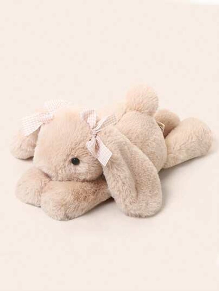 35cm/13.77in Cute Lop Jimny Rabbit Plush Toy Soft Stuffed Long Ears Bunny Doll Funny Baby Companion Room Decorate Creative Gifts For Kids Birthday Party Home Girls Room Decor