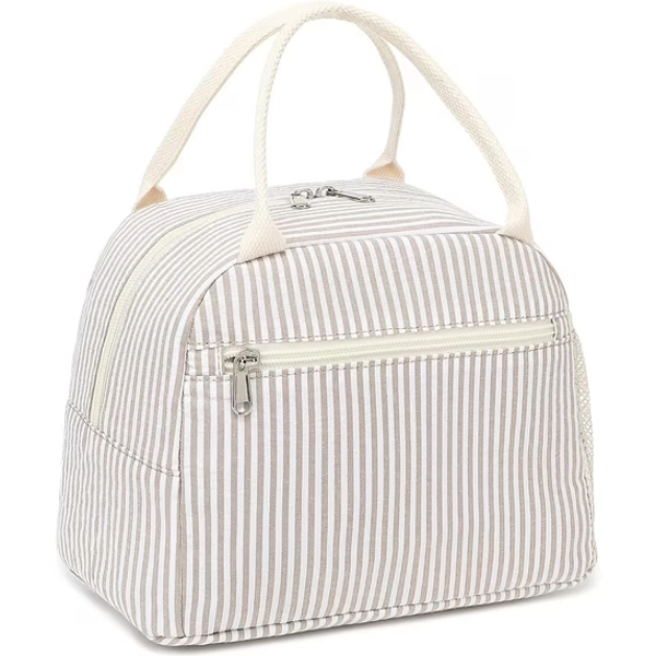 Lunch Box for Women Insulated Lunch Bag Corduroy Lunch Tote Bags Leakproof Cooler Lunch Case for Travel Work Picnic