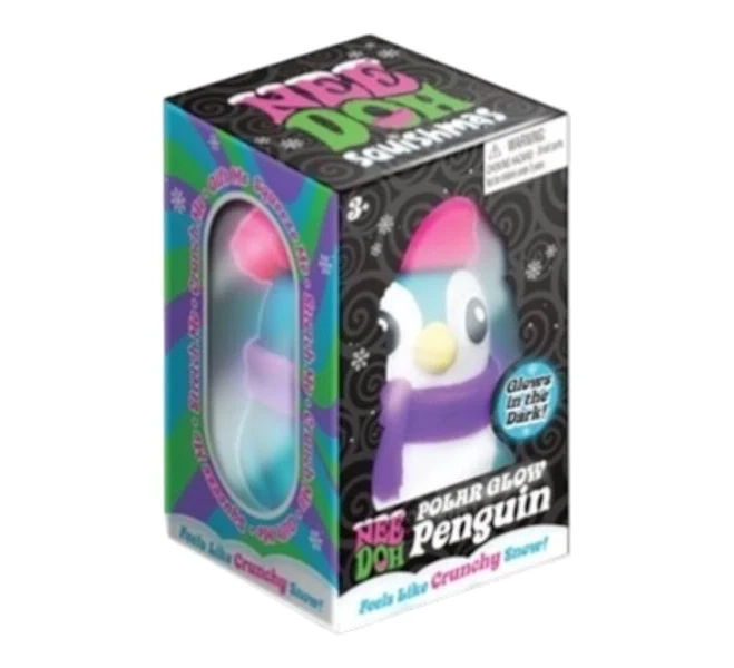 Squishmas Polar Glow Penguin NeeDoh