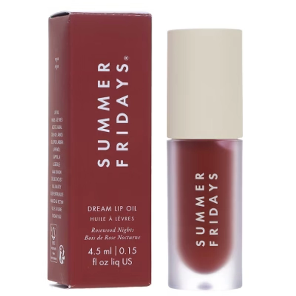 Summer Fridays Dream Lip Oil Rosewood Nights 0.15 oz