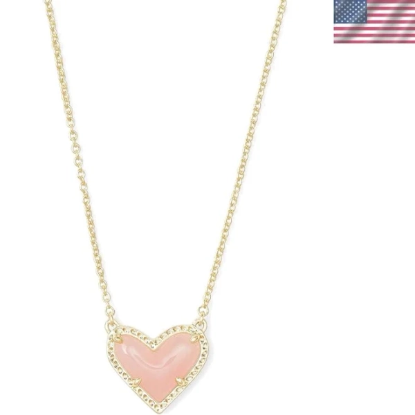 Kendra Scott Ari Heart Adjustable Length Pendant Necklace for Women
