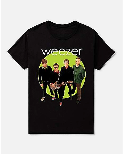 Weezer Green Circle T Shirt