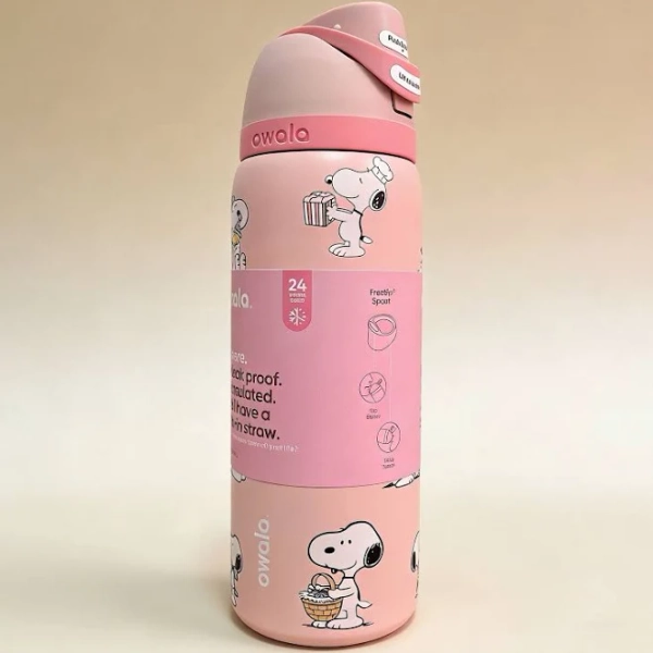 Owala Freesip 32oz Girl Pink Ribbon Toile Uo Exclusive Cup Gift Bottle
